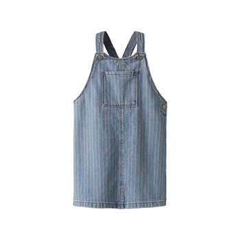 Name It - Nmfmacie Stripe Dnm Spencer 4008-Nm D - Light Blue Denim